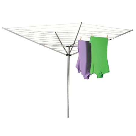 Sunline Household Essentials 72 in. H X 73 in. W X 73 in. D Aluminum Clothes Drying Rack 1600